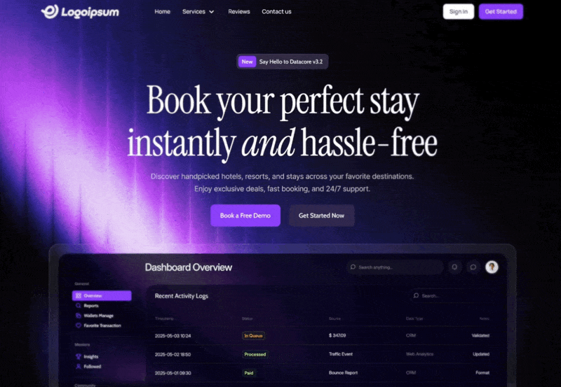 Datacore Booking