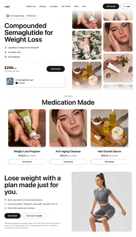 E-commerce Website 预览