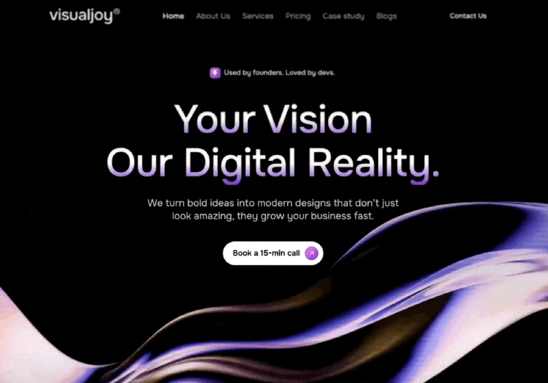 MotionSites 玻璃質感 Agency 風格