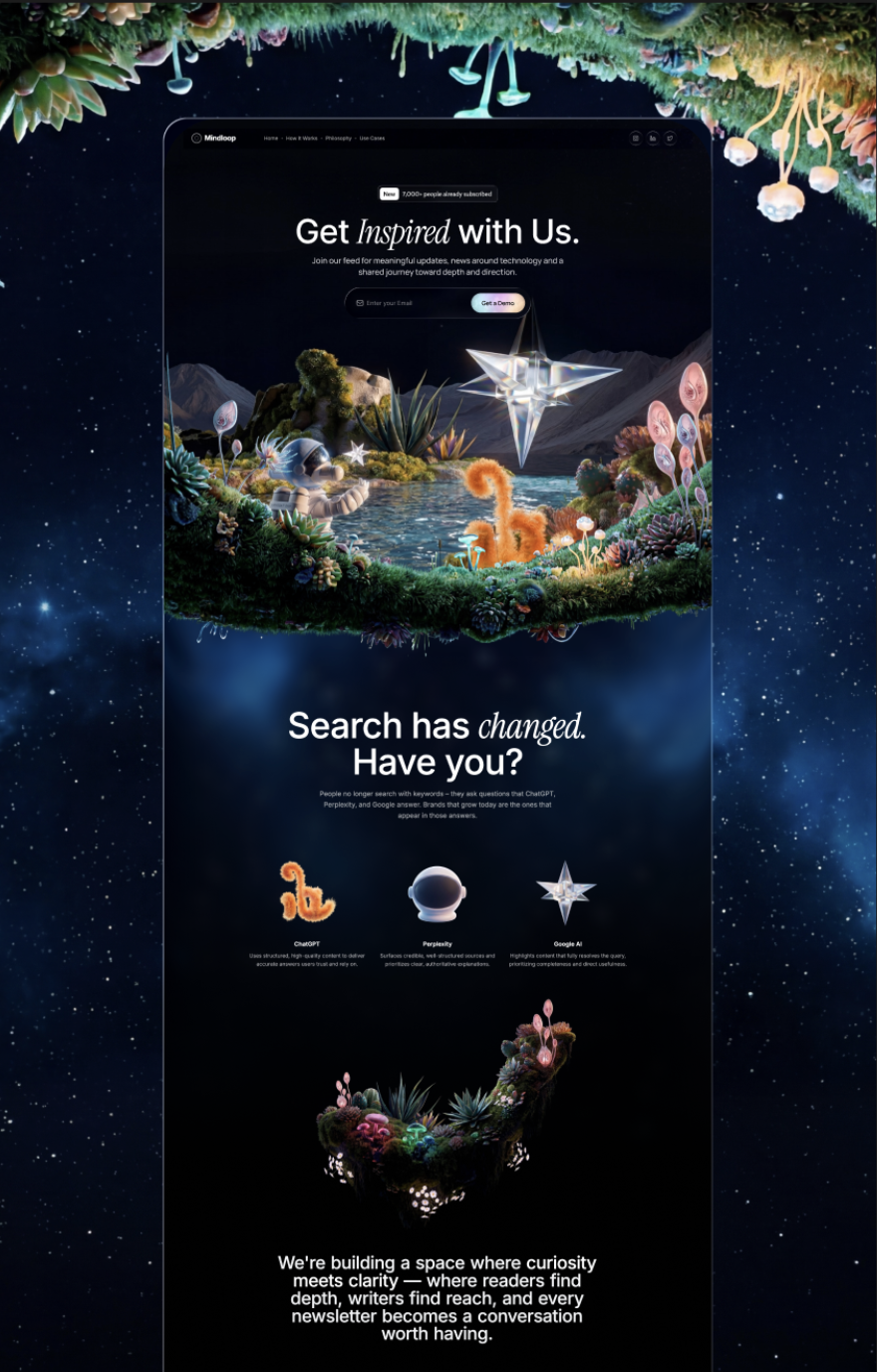 MotionSites MindLoop Landing Page