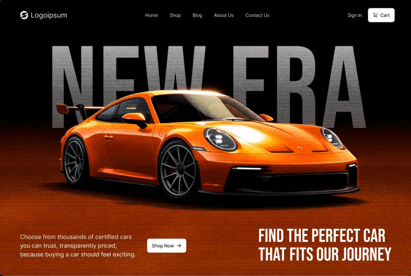 New Era Auto — Agency Hero preview