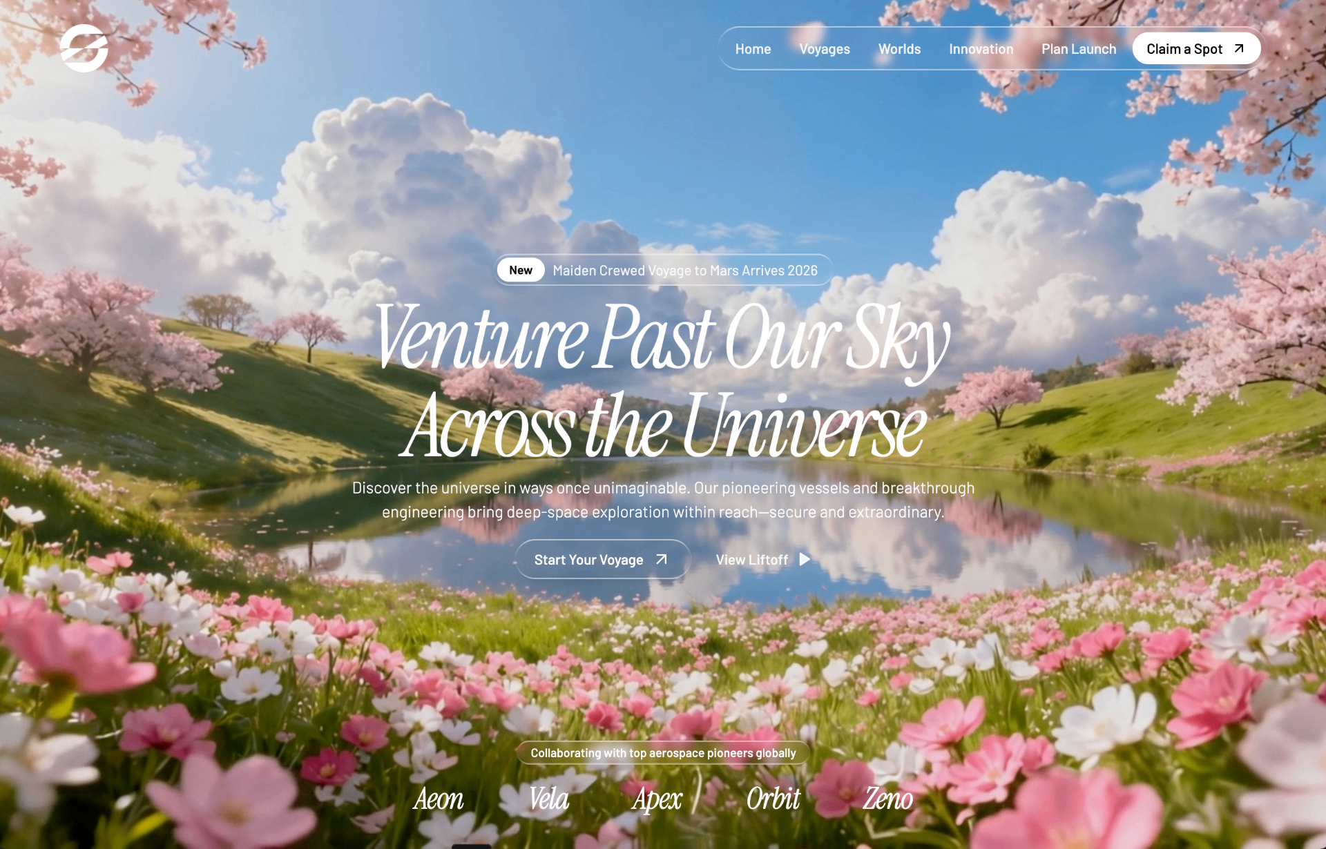 MotionSites Space Voyage 太空主題風格